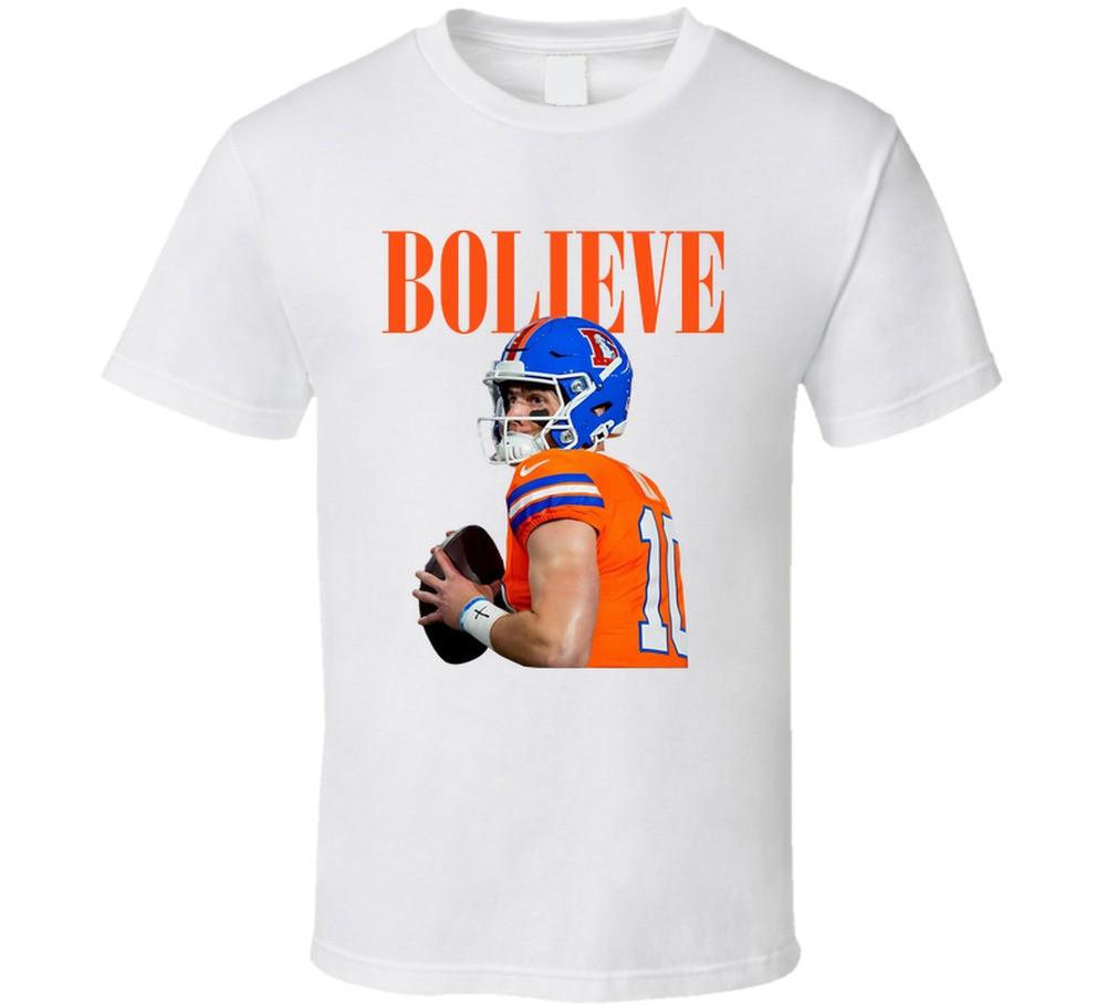 Bo Nix Bolieve Football Fan T Shirt
