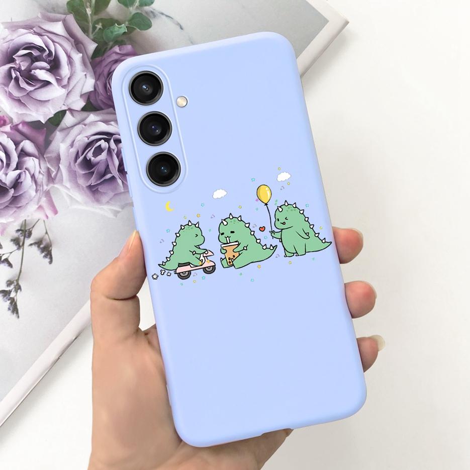 Для Samsung Galaxy S24 5G Чехол S24 Plus Новый Модный Мультяшный Чехол Мягкий Силиконовый Чехол для Телефона Для Samsung S24 Ultra S 24 S24+ Корпус