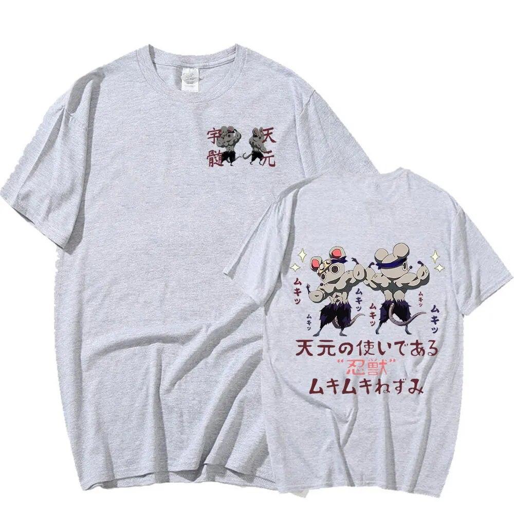 Funny Ninja Mice T-Shirts Printed Unisex/ Women Casual Fashion Round Neck Tees Tops Summer Y2k T Shirts Oversized Unisex Clothing