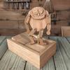 Забавные забавные игрушки, могут танцевать маленькие деревянные человечки, могут двигаться декомпрессионные игрушки Деревянные забавные игрушки для выступлений