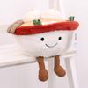 Creative Expression Smile Lamian Noodles Bowl Plush Doll For Room Decoration