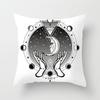 Home Bedroom Living Room Sofa Cushion Cover Decoration Sun Moon Mandala Series Pattern Printing Pillowcase