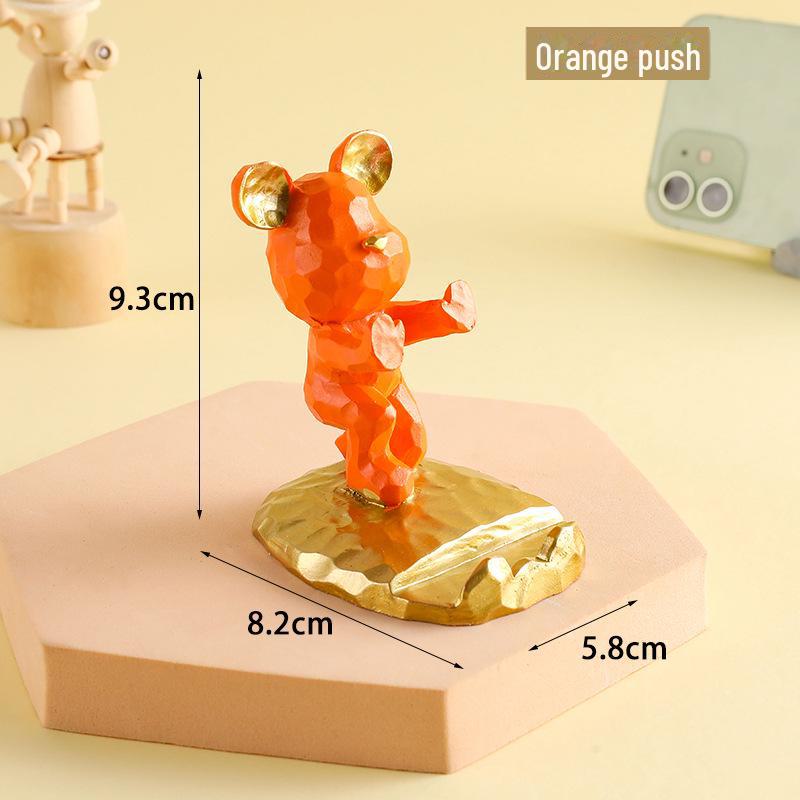 Милый держатель для планшета Violent Bear из смолы