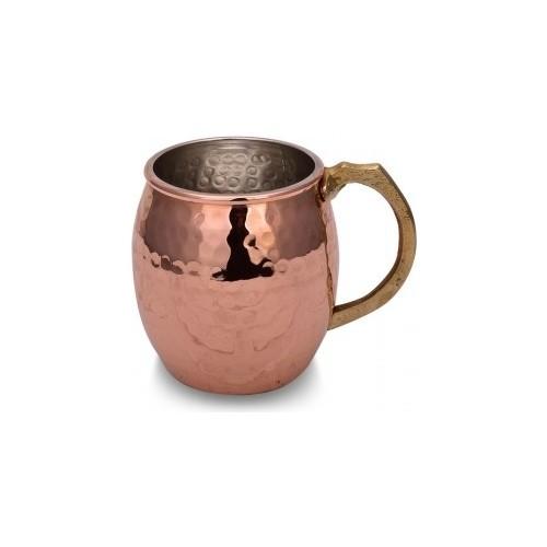 Copper Riva Cup Hand Forged 550 Ml Red