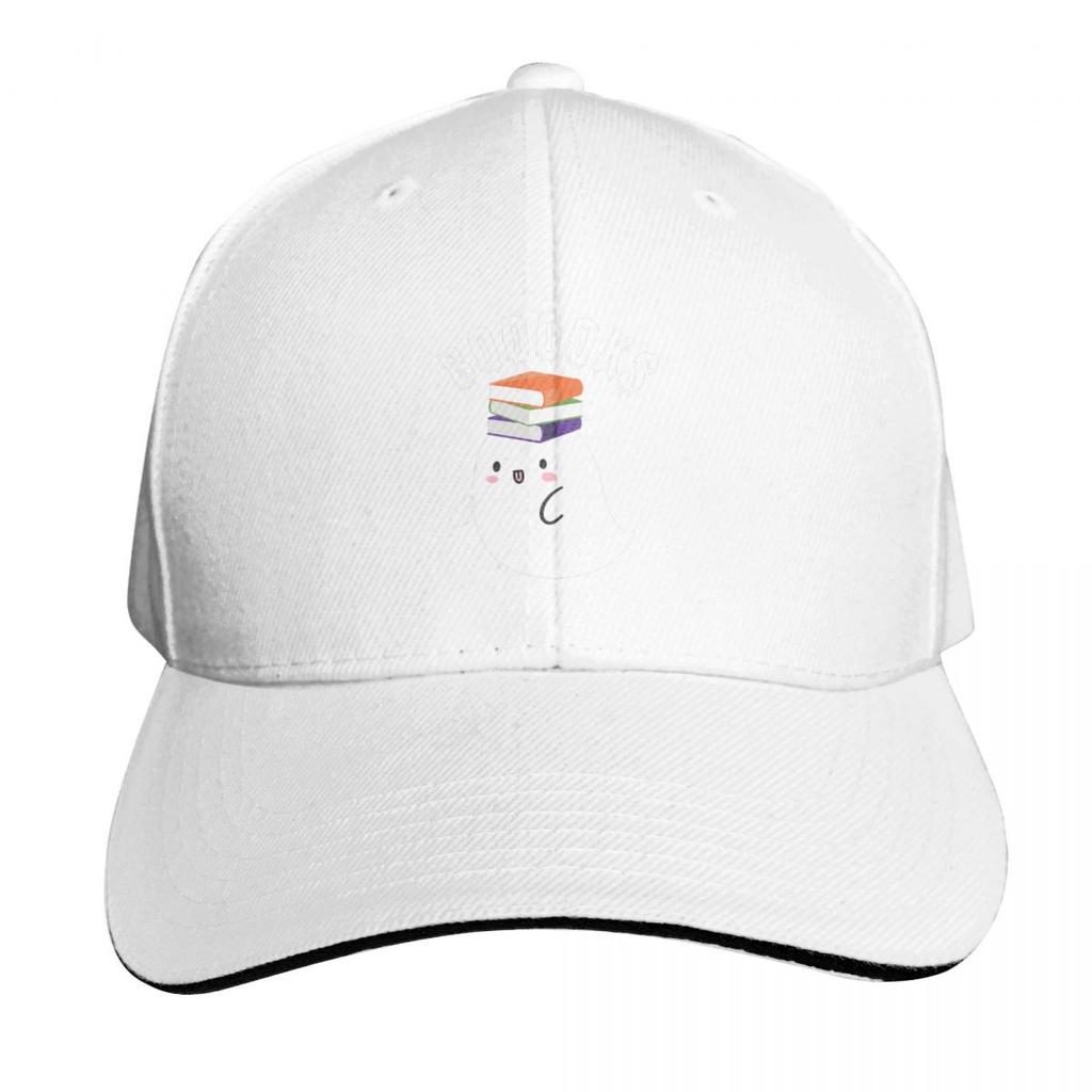 Книги Хэллоуин Призрак Читающий Книги Кепка Мода Повседневная Бейсболки Регулируемая Шляпа Хип-Хоп Лето Унисекс Бейсболки