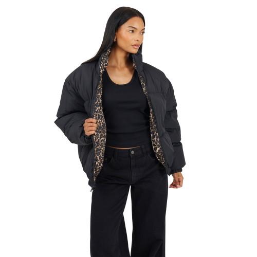 Brave Soul Womens/Ladies Reversible Oversized Puffer Jacket