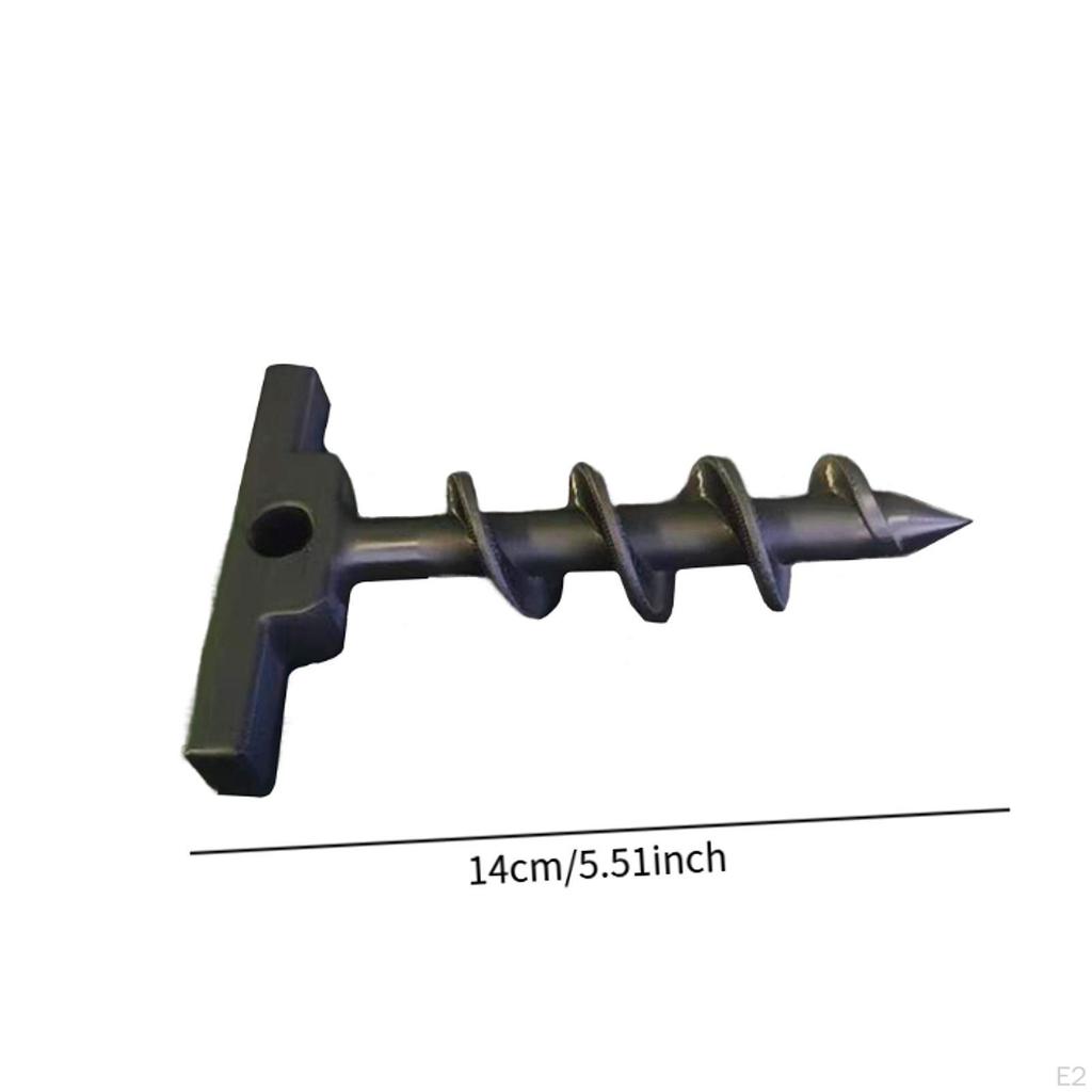 Земляной якорь, полная спиральная стойка, прочные поворотные кольца, колышек для палатки для кемпинга в саду