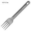 Environmental Outdoor Camping Fork Portable Light Titanium Cookware  Outdoor Tool