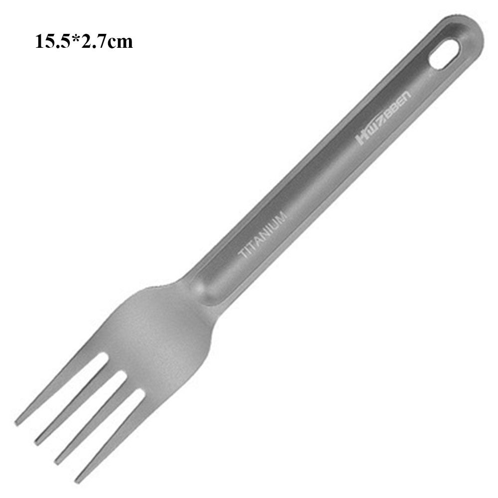 Environmental Outdoor Camping Fork Portable Light Titanium Cookware Outdoor Tool