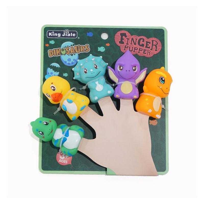 Soft Pvc Animal Finger Puppets For Early Education And Family Fun Halloween Pumpkin Monster