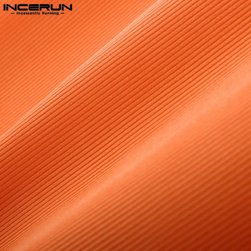 INCERUN Летние мужские вязаные пляжные майки без рукавов на пуговицах