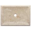 Cream Wash Basin 50 x 35 x 10 cm Marble