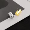 Banyan Tree S925 Silver Gold Glossy Clip-On Cuff | Трендовые серьги унисекс