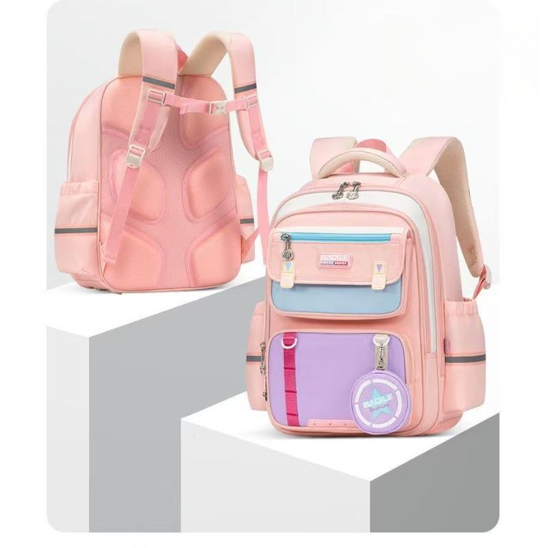 Children's Schoolbags, Primary School Students' Backpacks, Boys' and Girls' Weight-reducing Backpacks