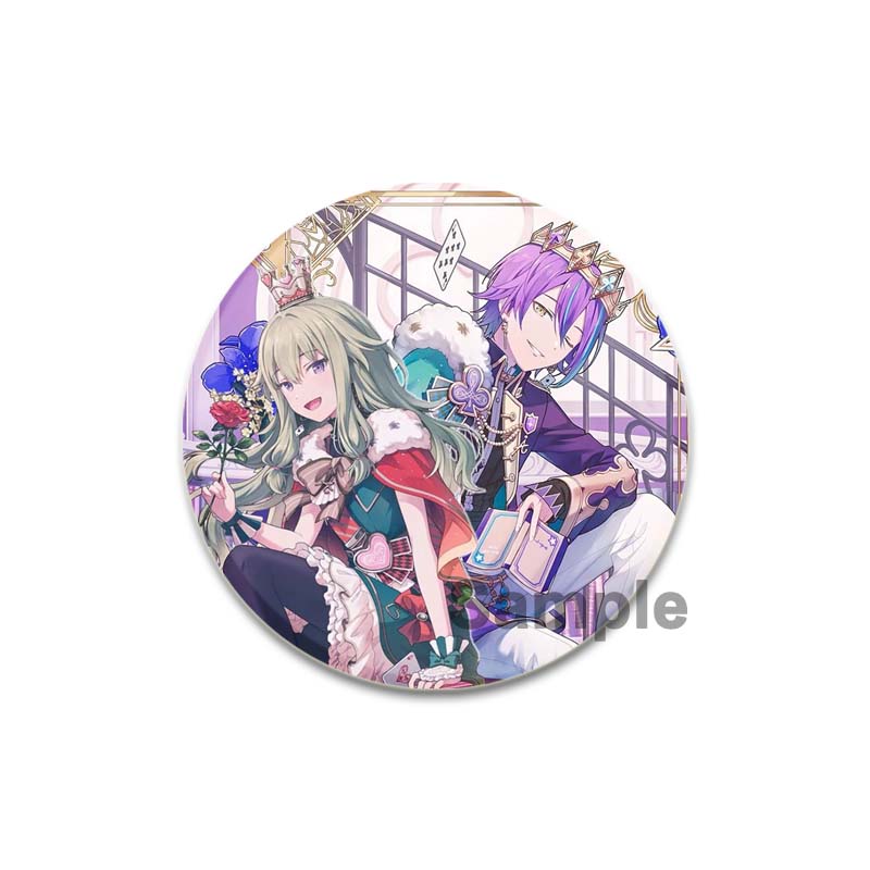 32/44/58 мм Project Sekai Wonderlands X Showtime Pin ручная работа брошь для одежды мультяшный косплей значок украшение на рюкзак ювелирные изделия подарок