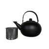 Stainless Steel Teapot with Infuser Short Spout Pour Over Coffee Kettle Stovetop Kettle Round Coffee Tea Pot Easy To Use