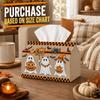 1pc Halloween Party Tissue Box,Playful Spooky,Multifunctional Tissue Holder, Figure Lantern Spider,Outdoor Picnic Party Supplies,Desktop Tissue Storag