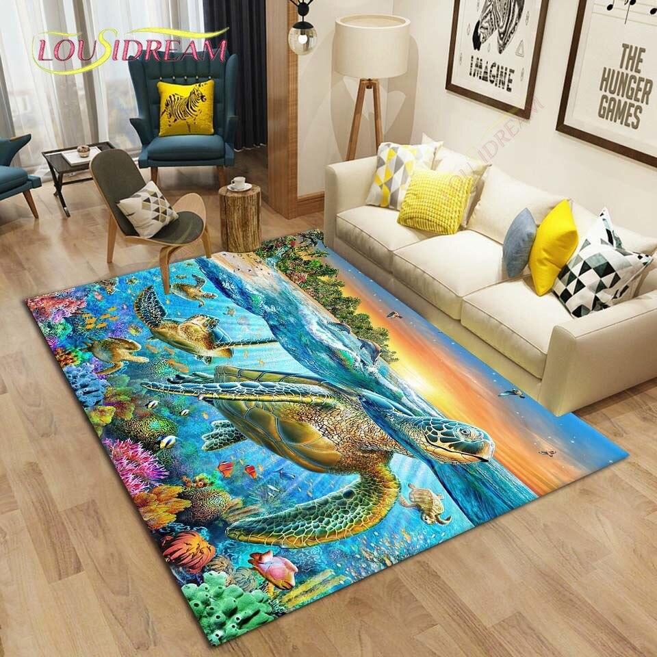 Animal World Carpets for Living Room Bedroom Large Carpet Kids Play Area Rugs Child Room Game Floor Mats