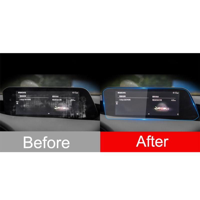 Для Mazda 3 BP Axela CX30 CX 30 2019 2020 2021 2022 2025 2024 Закаленное стекло Пленка для экрана навигации ТПУ Накладка на приборную панель