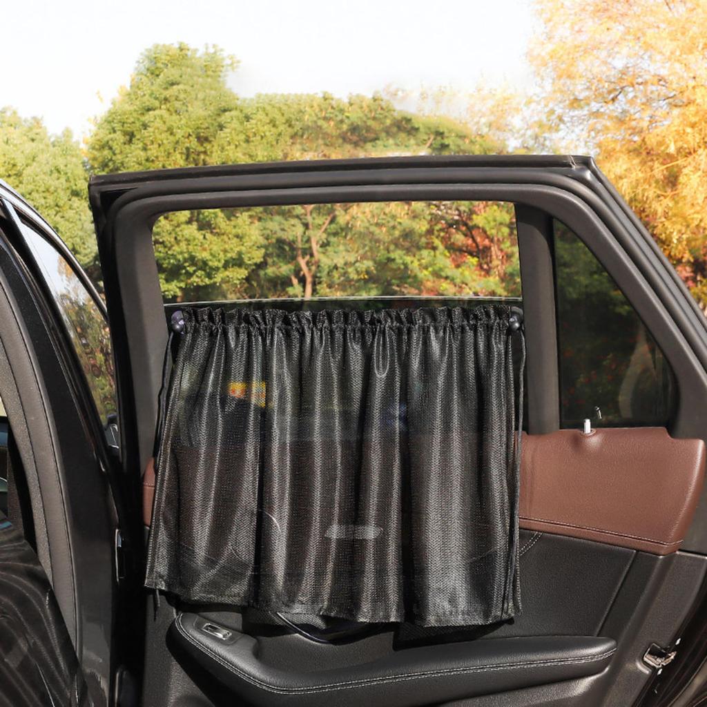 Летняя шторка на присосках для окна автомобиля, солнцезащитный чехол, универсальная шторка от солнца для бокового окна, шторки для защиты от УФ-лучей, блокирующие