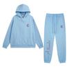 European and American trendy brand EEl classic sports men and women couples hooded sweater corset sweatpants set trendy