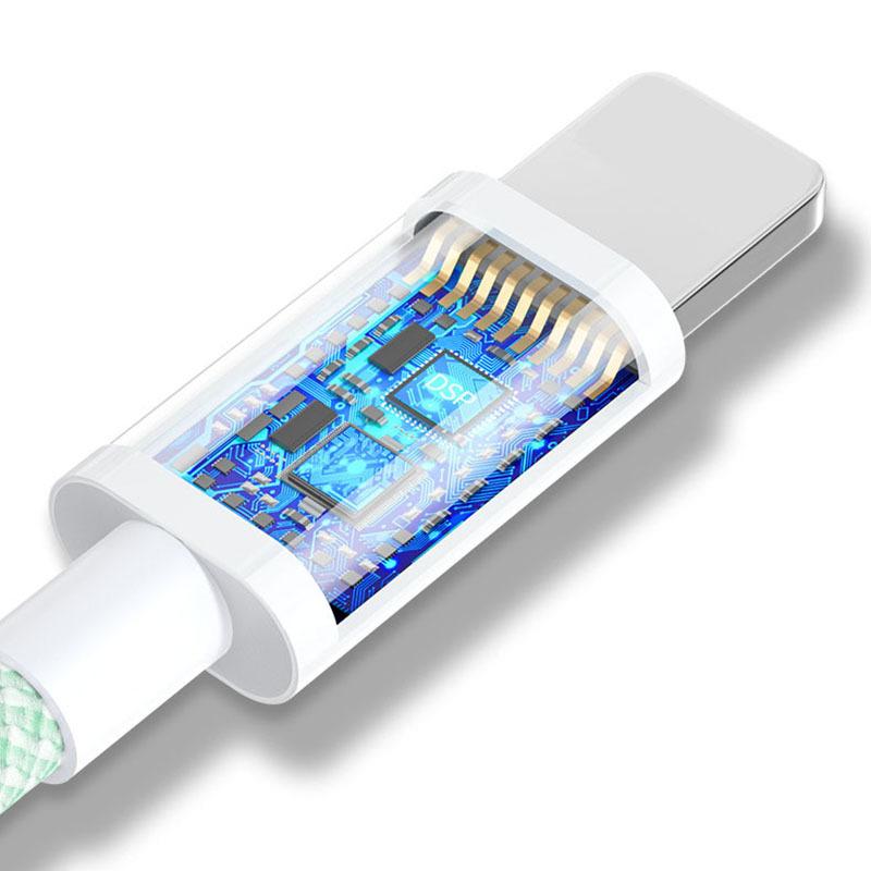 66 Вт сверхбыстрая зарядка Macaron Woven 1/3 кабель для передачи данных подходит для Apple Android TypeC кабель для зарядки