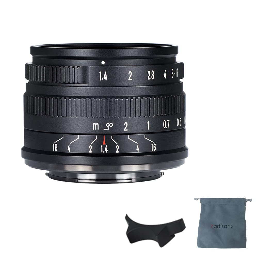 7artisans 35mm Mark Manual Focus Fixed Lens Large Aperture Compatible with Nikon Z Mount Camera Z50Z6 Z7 Z6II F1.4 IIAPS-C
