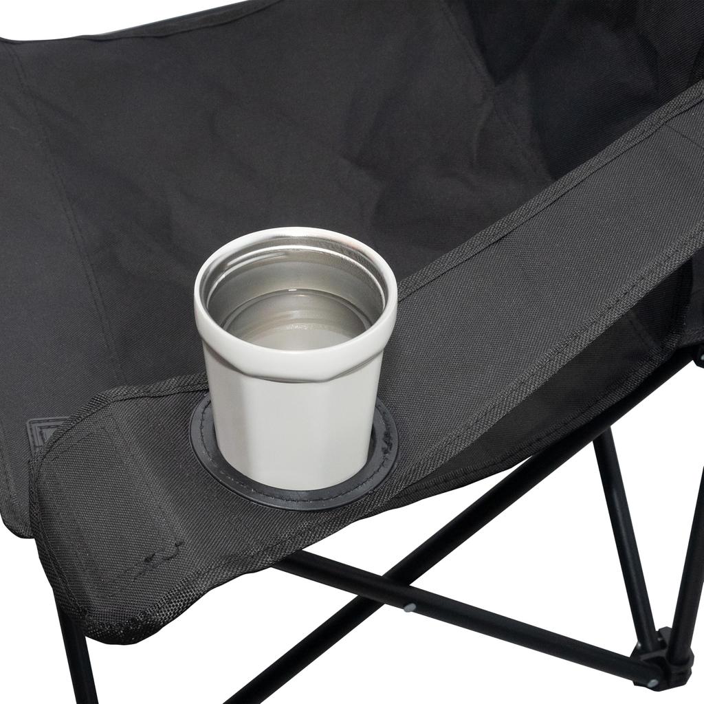 STEELMIGHT Outdoor Chair, Foldable, with Backrest Pad, Lightweight, Compact Chair, Load Capacity 180kg, Storage Bag Included, Convenient to Carry,