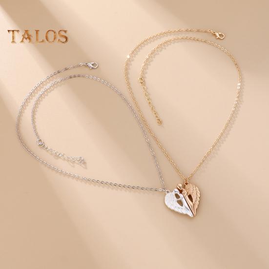 1 пара парных ожерелий для женщин и мужчин, подвеска для объятий, любовь, объятия, парное ожерелье, ювелирные изделия, подарок на годовщину