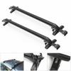 1 Pair Universal Vehicle Car Roof Mounting Rack Rail Bar Black Aluminum Luggage Carrier with Lock Top Car