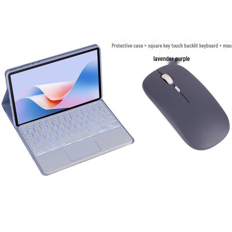 Планшетный обучающий аппарат Baixuelang G6 с Bluetooth-клавиатурой, противоударным силиконовым чехлом и полной защитой