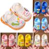 Cute Kids Baby Girls Boys Infant Non-slip Soft Bottom Toddler Home Children Hole Cool Sandals Slippers Cartoon Cave Hole Shoes Indoor Slipper