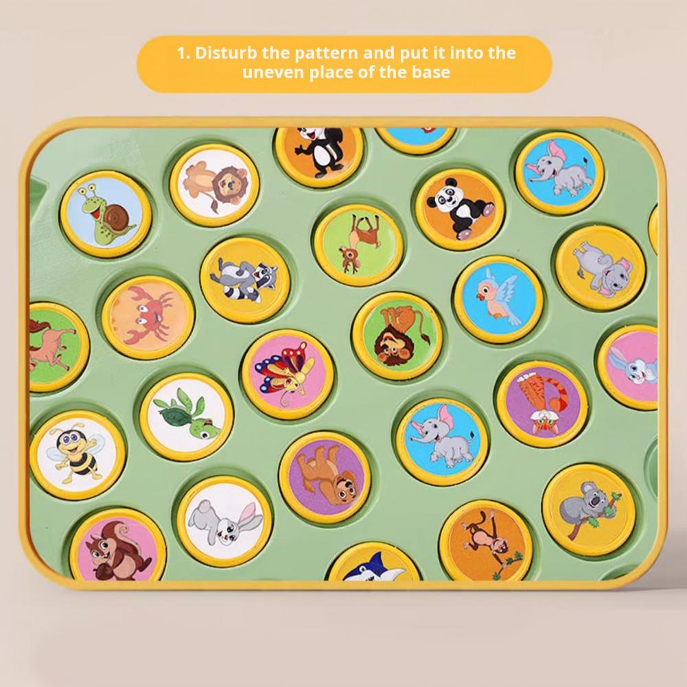 Развивающая детская игра на память Развивающая игра-вызов на память для малышей Фруктовые шахматы Игра на совпадения для тренировки концентрации 2