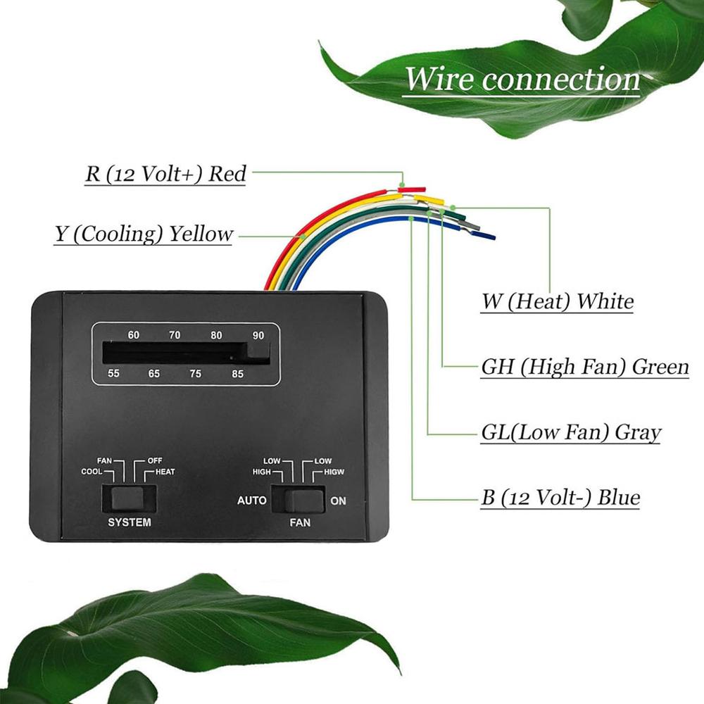 7330F3852 Ручной настенный термостат Одноступенчатый нагрев/охлаждение