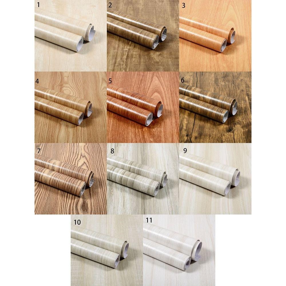 Самоклеящийся ПВХ Прямо Уложенный Домашнее Украшение Наклейка на Дверь Шкафа Наклейка на Стену Обои