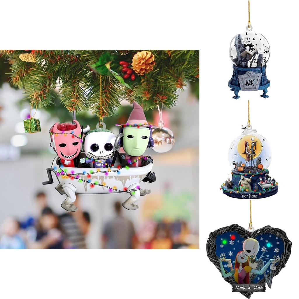 Кошмар перед Рождеством Джек Салли Рождественская елка Акриловая подвеска украшение