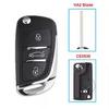 Корпус дистанционного ключа автомобиля для Peugeot 208 307 406 308 206 306 307 407 807 207 607 107 чехол для партнерского ключа для Citroen C4 C2 Xsara C3 C8