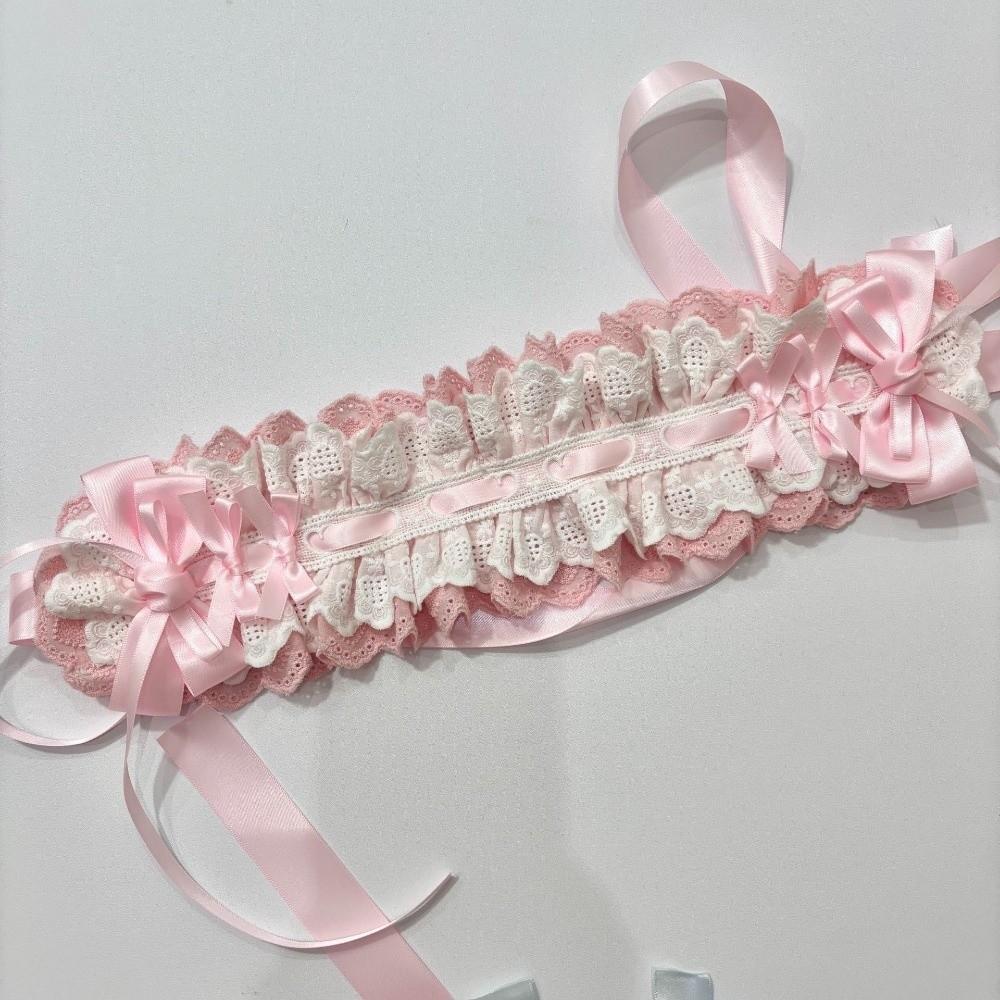 Gothic Lolita Wing Angel Headband Lace Head Wrap New Cosplay Headdress Hair Accessories