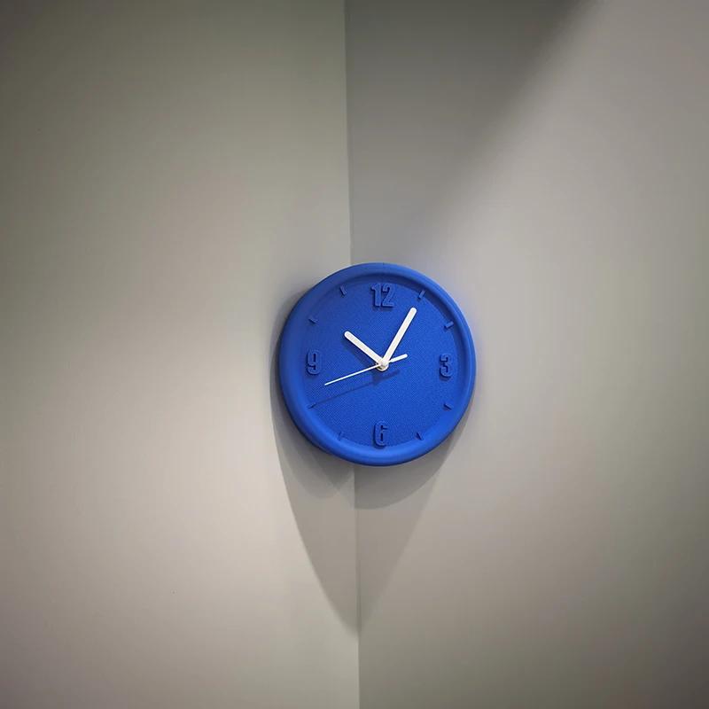 Modern Corner Wall Clock Living Room Elegant Digital Clocks Mechanism Silent Bedroom DIY Watch Luxury Interior Ornaments Minimalist Decoration