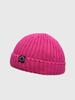 Wool hat women's autumn and winter new versatile niche knitted cold hat street retro solid color melon fur hat men's trend
