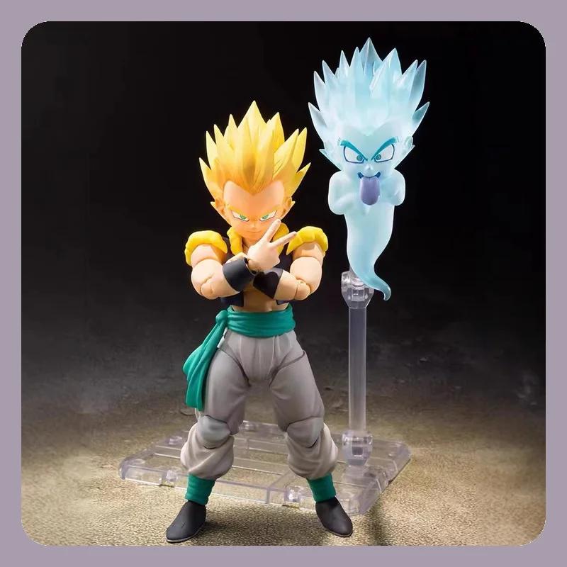 Аниме Dragon Ball Super Саян Готенкс Сочлененная Модель Статуя Набор Настольное Украшение Декорация Игрушка Подарок для Фанатов Премиум Качество