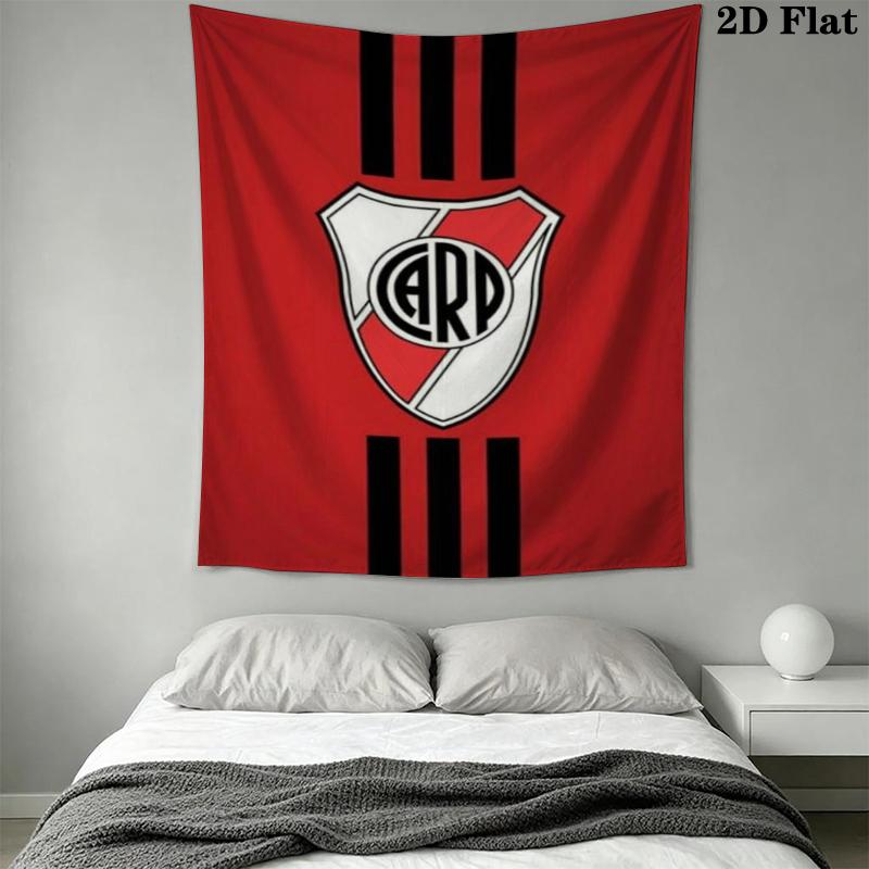 CA River Plate Wall Tapestry Aesthetic Wall Hanging Printed Fabric Blanket Decorative Tapestries for Bedroom Living Room Home Decor