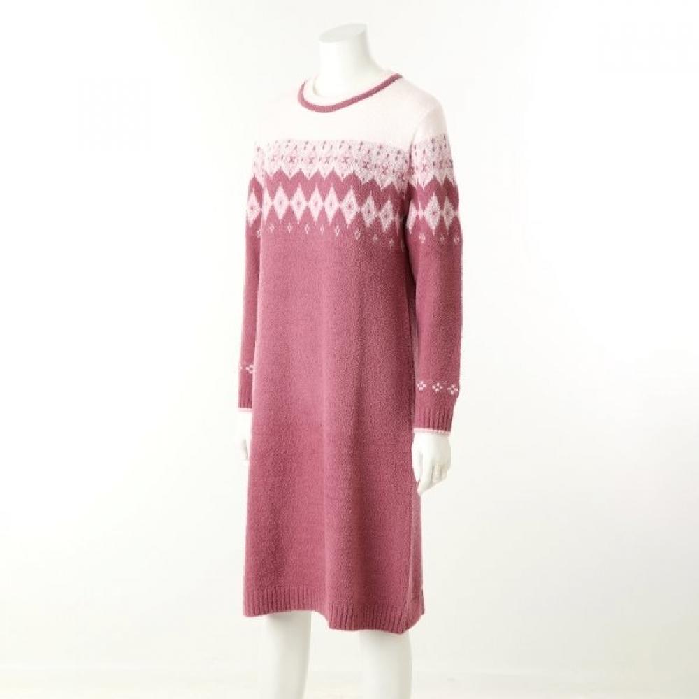 Venus Jacquard Sweater Homewear Dress Vevw103l