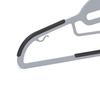 Basic Hangers, 50-Pack, Non-Slip, Rubber-Coated, Gray