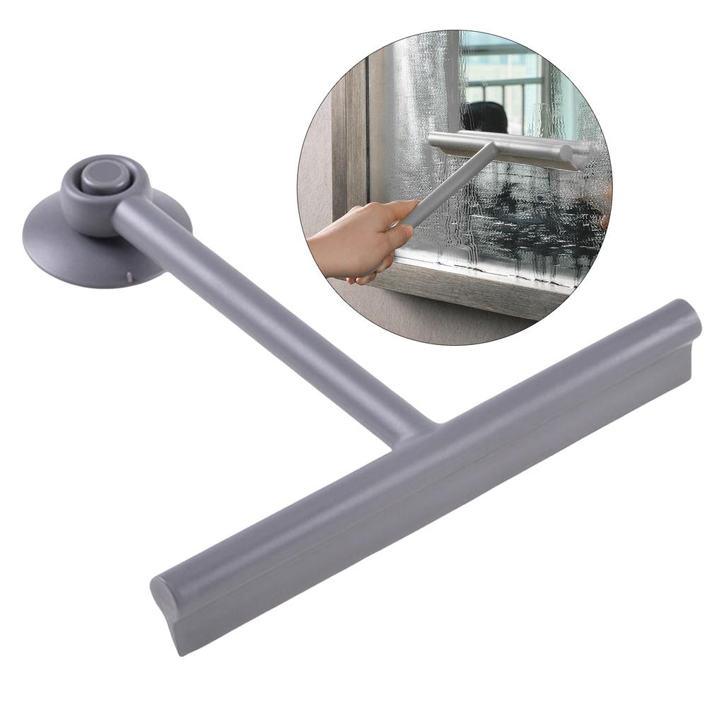 Многоцелевой скребок для душа для стеклянных дверей душевых дверей ванной комнаты и окон автомобиля с присоской для чистки инструментов