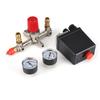Air Compressor Pressure Control Switch Valve Regulator 90-120 PSI with Double Gauges