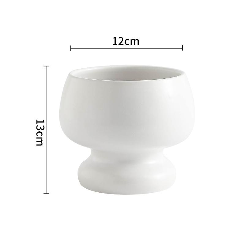 BRCeramic Flower Pot Moss Ball Butterfly Orchid Special Bonsai Art Flower Arrangement Art Sword Mountain Pot Succulent PlantsEY