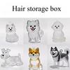 Transparent Cat Hair Storage Box Charm Gacha Cat Hair Storage Capsule Commemorative Collection Bag Keychain Pendant