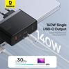 Baseus GaN5 Pro 160W  Digital Fast Charger Dual Type-C USB Charger