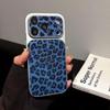 Роскошный чехол для телефона с леопардовым принтом и глиттером для iPhone 17 Pro Max и 16/15.